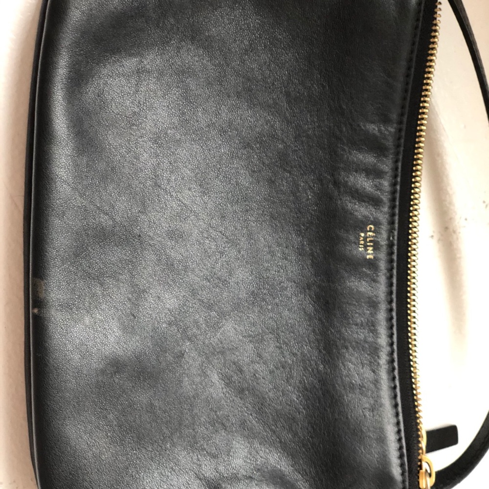 Celine small bag original black leather